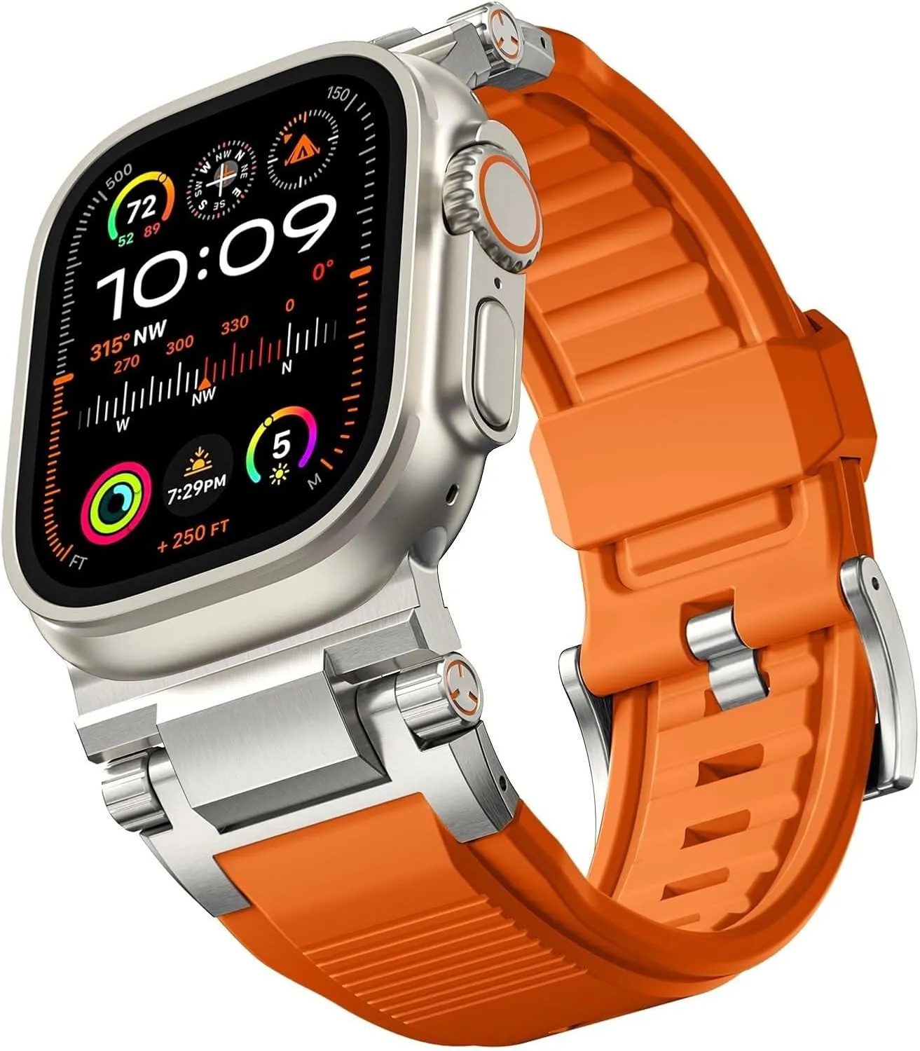 Bands Military Sport Replacement Strap For IWatch SE2/SE/9/8/7/6/5/4/3/2/1 For Apple Watch Ultra 2/Ultra Band 49mm/45mm/44mm/42mm For Men, limb relate pertinent toolmaker terylene FKM Rugged 
