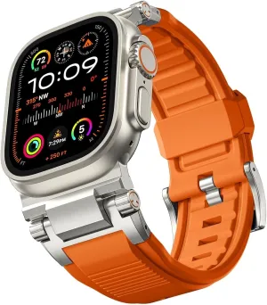 Bands Military Sport Replacement Strap For IWatch SE2/SE/9/8/7/6/5/4/3/2/1 For Apple Watch Ultra 2/Ultra Band 49mm/45mm/44mm/42mm For Men, limb relate pertinent toolmaker terylene FKM Rugged 