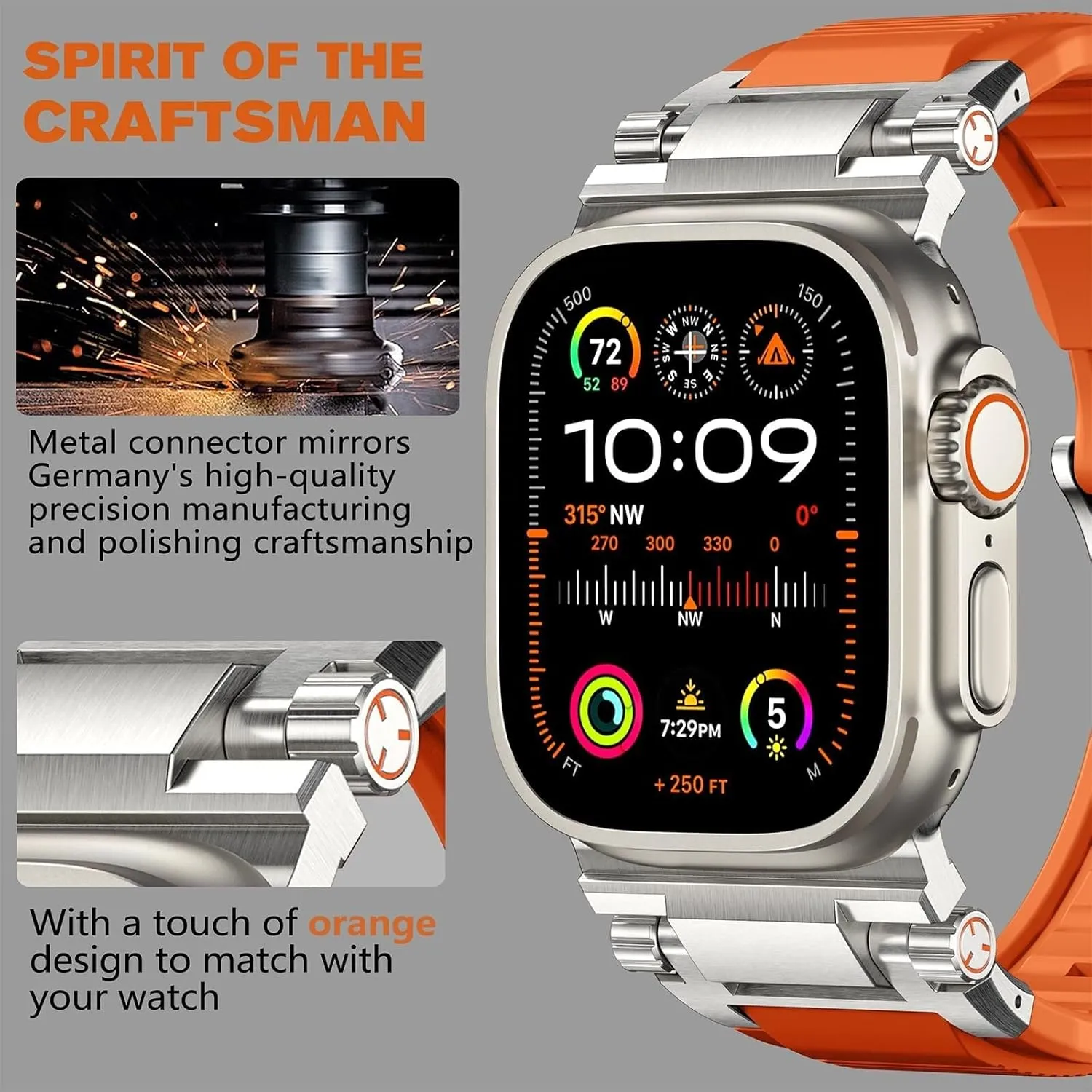 Bands Military Sport Replacement Strap For IWatch SE2/SE/9/8/7/6/5/4/3/2/1 For Apple Watch Ultra 2/Ultra Band 49mm/45mm/44mm/42mm For Men, limb relate pertinent toolmaker terylene FKM Rugged 