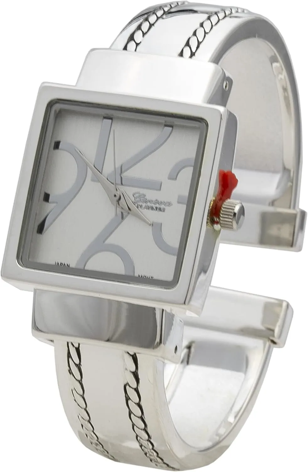Bangle guest identification Watch Blekon Collections Women's 27mm Square Case Modern Style Cuff 