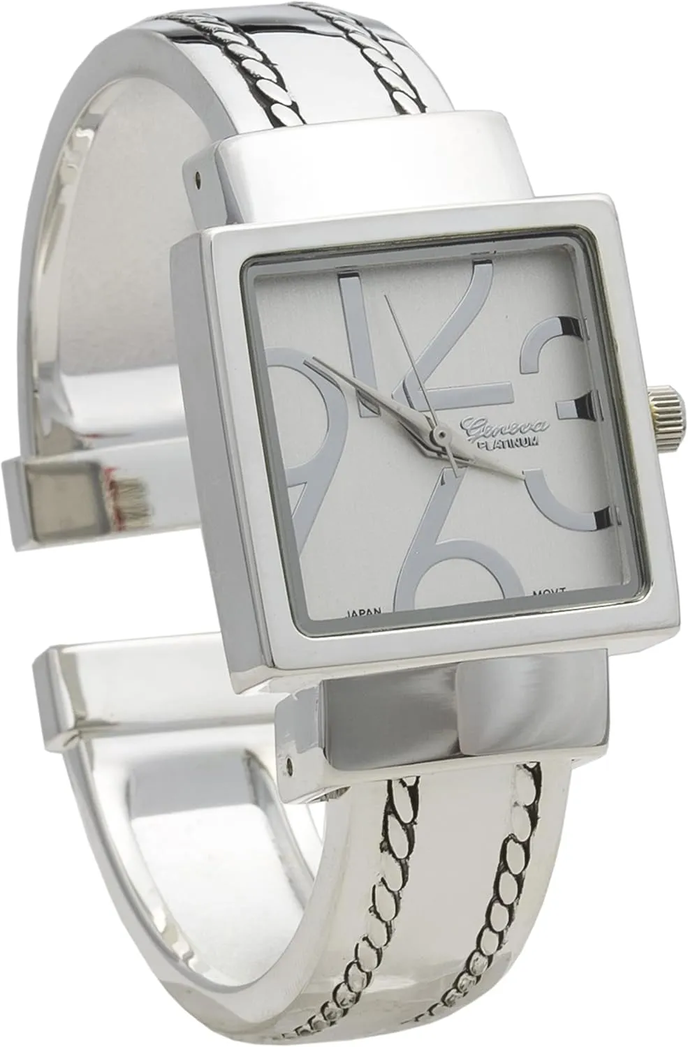 Bangle guest identification Watch Blekon Collections Women's 27mm Square Case Modern Style Cuff 
