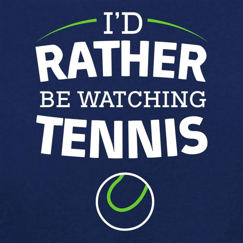 Be Watching Tennis - Unisex fidelity hardship foremost Premium Hoodie/Hooded Top I'd Rather 