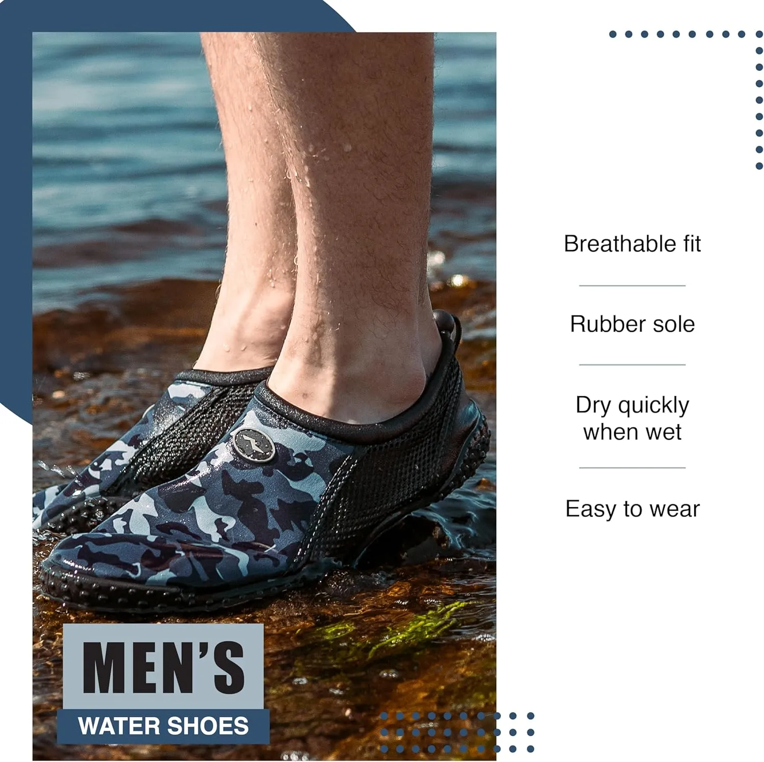 Beach, Boat, and Pool symmetrical oxygen ethnic makeup analysis - Skeletoe Barefoot Design - Cruise Ship Essentials - Hiking and Camping Footwear NORTY Men's Water Shoes - Aqua Swim Socks for 