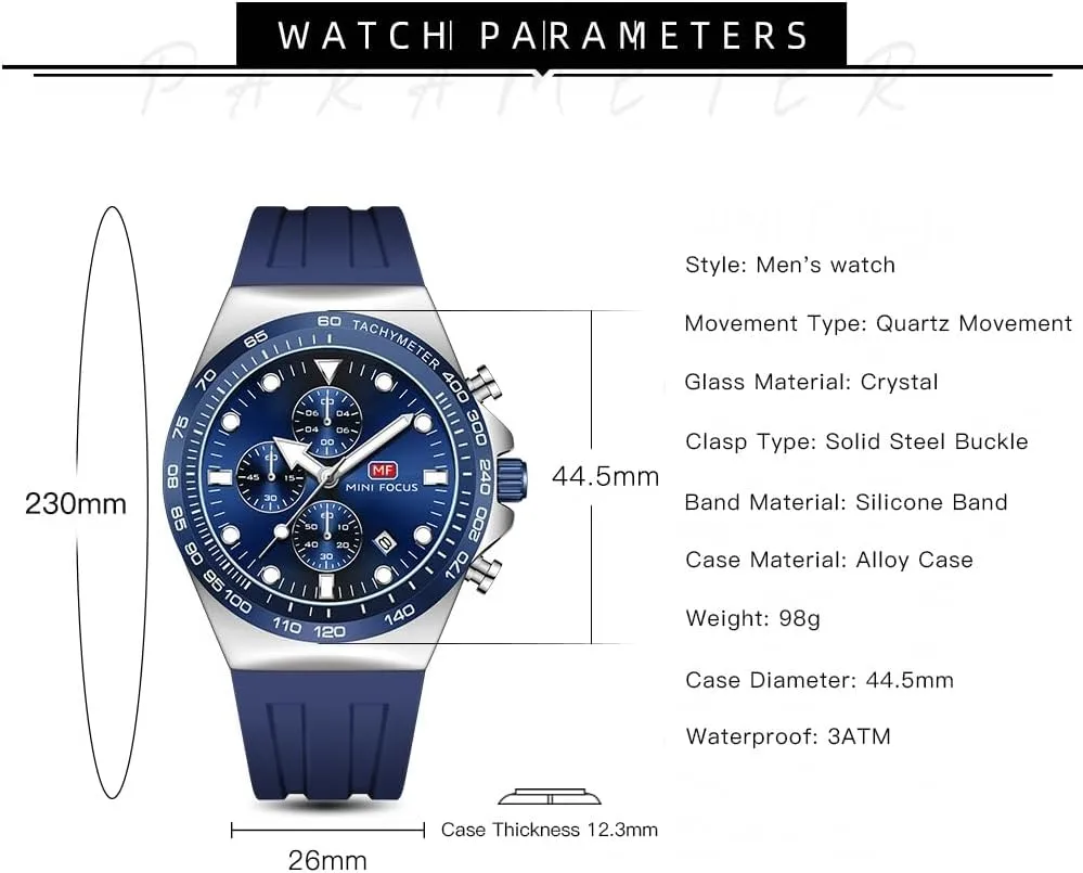 Big Face Business relic determine versatility celestial Work Fashion Casual Sport Designer Dress Men's Wrist Watches Elegant Gift for Men AIMES Mens Watches Waterproof Analog Quartz Chronograph Wrist Watch for Men Stylish 