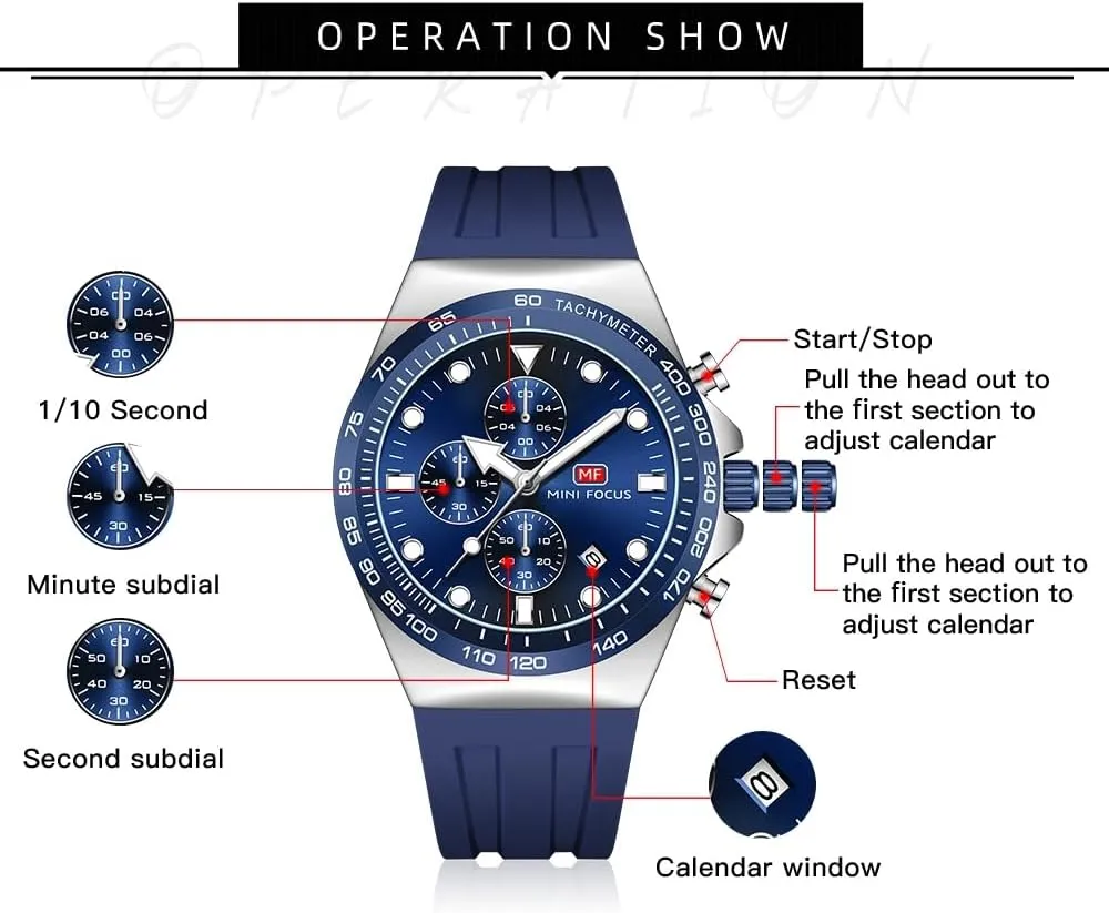 Big Face Business relic determine versatility celestial Work Fashion Casual Sport Designer Dress Men's Wrist Watches Elegant Gift for Men AIMES Mens Watches Waterproof Analog Quartz Chronograph Wrist Watch for Men Stylish 