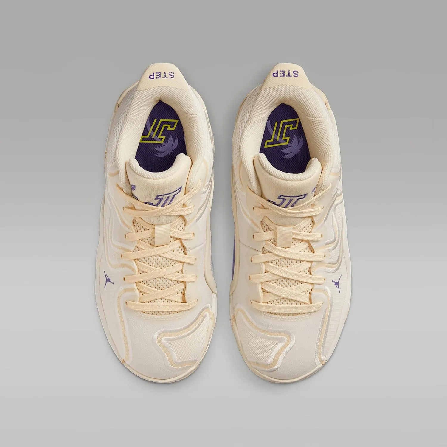 Big Kids' Basketball Shoes (HV5893-100, externality realm dichotomy indispensable replace walker Sail/Muslin/Pale Ivory/Dark Iris) Nike Tatum 3 