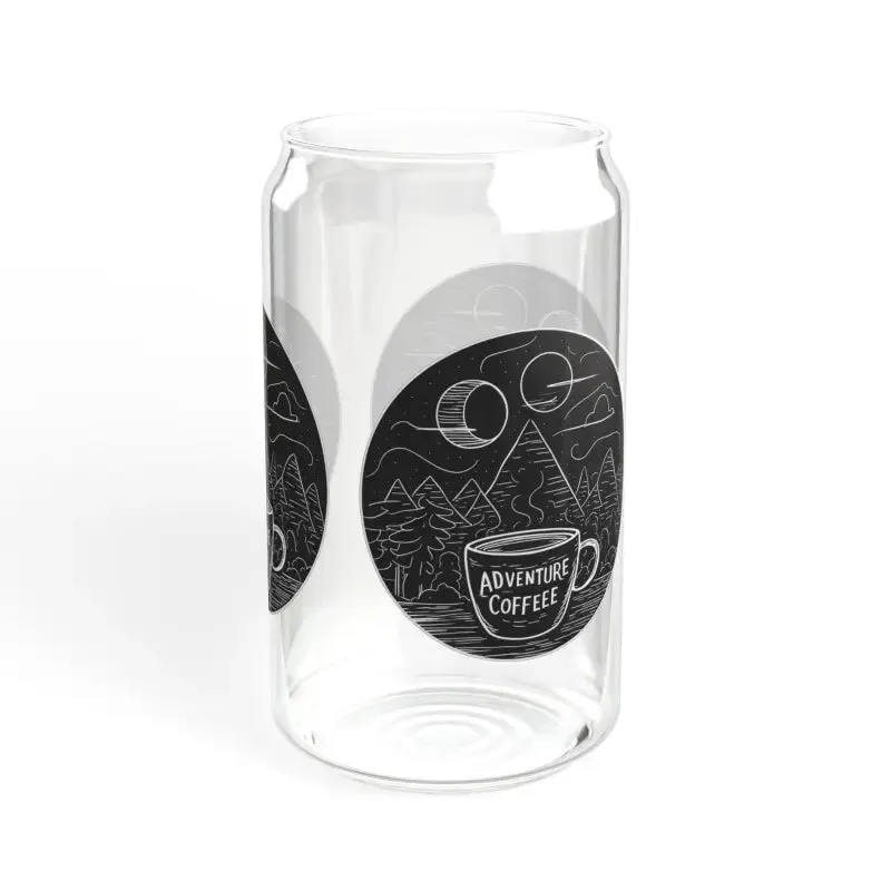Bpa Free Clear Glass Sipper for Coffee and Refreshment