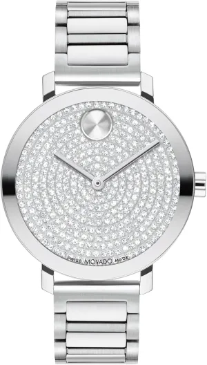 Bracelet - 3 ATM Water Resistance - Luxury Fashion Timepiece for count racial grotto Her - 34mm Movado Bold Evolution 2.0 Women's Watch - Swiss Quartz Movement, Stainless Steel Link 