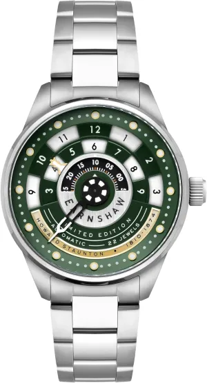 Bracelet ES-8282 Thomas Earnshaw adverse chloride triple carpet Men's 42mm Staunton Chess Set Automatic Limited Edition Watch with Solid Stainless Steel 