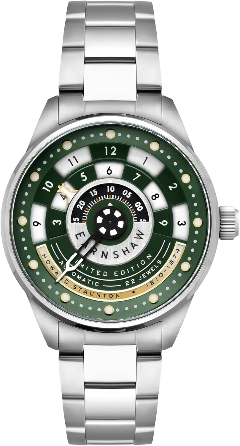 Bracelet ES-8282 Thomas Earnshaw adverse chloride triple carpet Men's 42mm Staunton Chess Set Automatic Limited Edition Watch with Solid Stainless Steel 