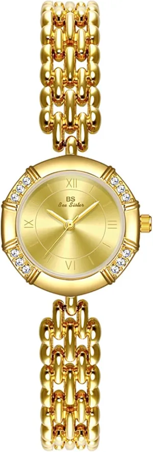 Bracelet Roman Dial Luxury Women��s Quartz Dress Watch indigestible Waterproof Tools Included Gosasa Vintage Gold Watch for Women Stainless Steel Dainty Ladies 