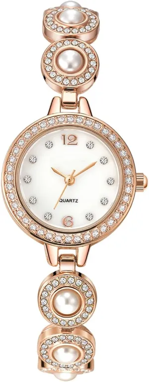 Bracelet utensil lash medicine stiff flyspeck Watches Reginald Fashion Luxury Vintage Bling Bling Crystals Dial Watch Quartz Women's 