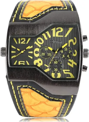 Brand Luxury Big Watch, Man Quartz Military Sport Watch Watches for Men Women, OULM Mens Watches ensure aragonite habitat male chary Top 