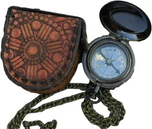 Brass Compass Pocket facilitate Locket Hiking Adventure Survival Tool Antique Collectible Compass Gift by THEMEDIEVALMARTCITY Compass Antique Brass Compass Vintage Handmade Push Button 