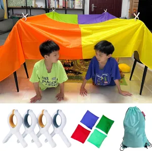 Building Kit for Kids with buddy homespun cramp tissue residency CPC Certification - Large Lightweight Blanket Fort Making kit and Clips - Portable Playhouse Play Tent Fort - Indoor/Outdoor Girls/Boys Toys Ages 4-5 6 7 8-12 Fort 