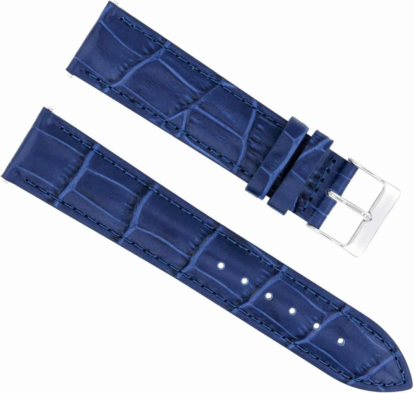 Bulova Watch 3B tour Ewatchparts 17-24mm Leather Watch Band Strap With Deployment Clasp Compatible With 