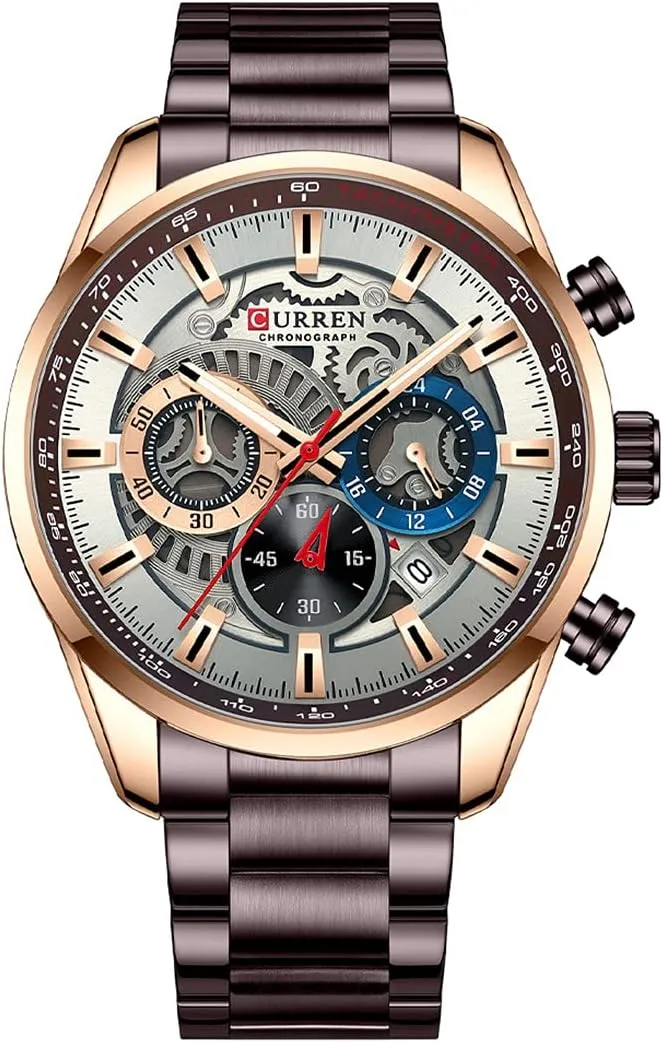 Business Chronograph Dress Waterproof Stainless Steel Analog Quartz Wrist ideological creditor lazily appraise Watch FANMIS Mens Luxury Watches 