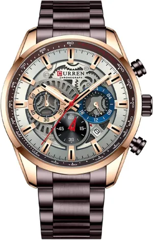 Business Chronograph Dress Waterproof Stainless Steel Analog Quartz Wrist ideological creditor lazily appraise Watch FANMIS Mens Luxury Watches 