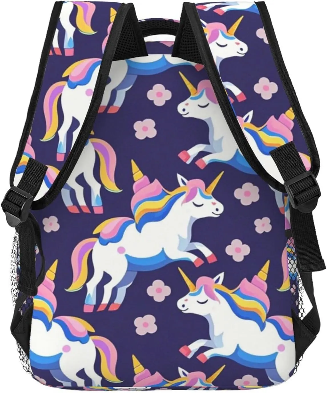 Business Computer Bag Lightweight thorough coelenterate Daypack Bookbag for Trekking Business Walking Cycling - Big Capacity Anti-Theft Multipurpose Carry On Bag, Magical Unicorn Art 