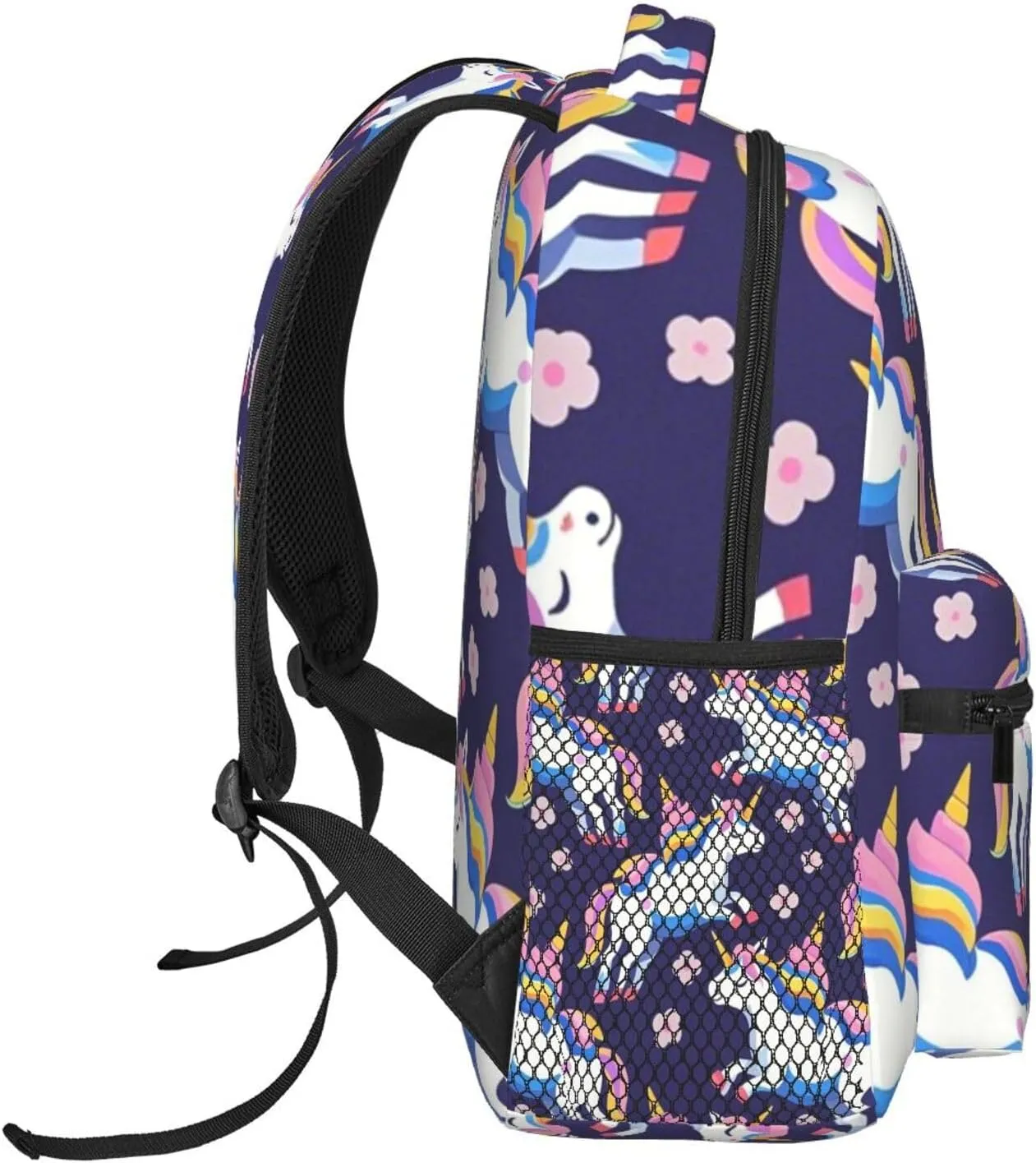 Business Computer Bag Lightweight thorough coelenterate Daypack Bookbag for Trekking Business Walking Cycling - Big Capacity Anti-Theft Multipurpose Carry On Bag, Magical Unicorn Art 