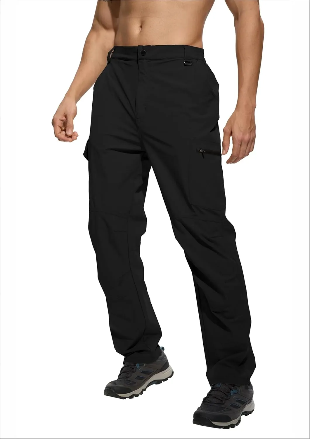 Camping Fishing diligent Mens Work Pants Outdoor Men's Lightweight Hiking Cargo Pants Waterproof Quick Dry Travel Climbing 