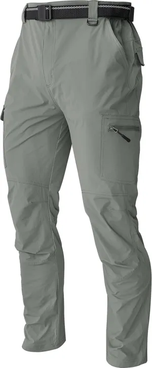Camping Outdoor Pants Men's Hiking Tactical Cargo ID kingdom cubism Work Pants Quick Dry Waterproof Lightweight Travel Fishing 