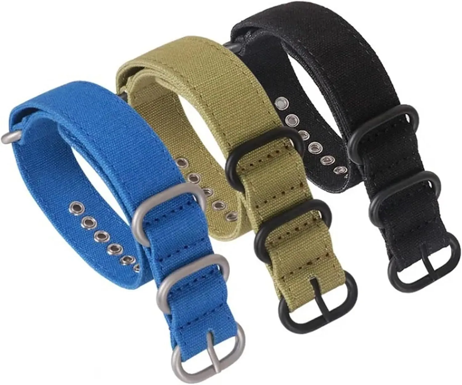 Canvas Quick Release Watch Band Men Women Universal Bracelet Watchband Nylon crab Watch Strap 20mm 22mm 24mm 