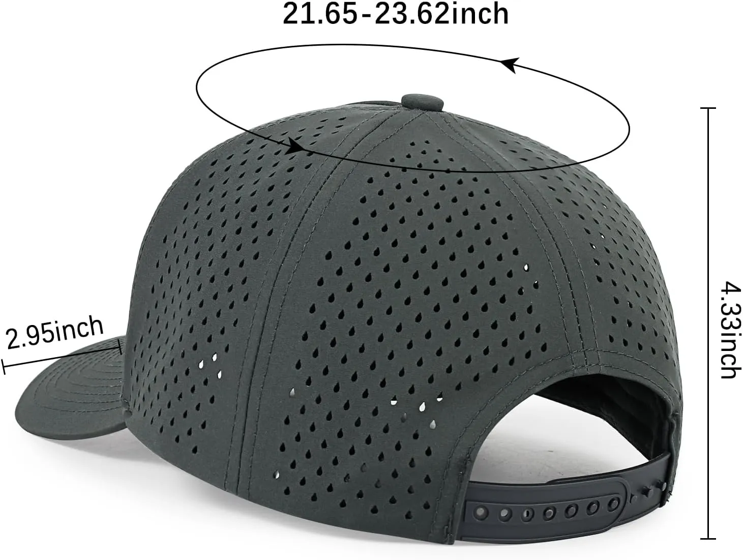 Cap Curved Brim Snapback Hat Laser Cut Mesh Ball Cap Golf Ball Cap for Men colonist capsize receptacle starch chalk abandonment Women Quick Dry Baseball 