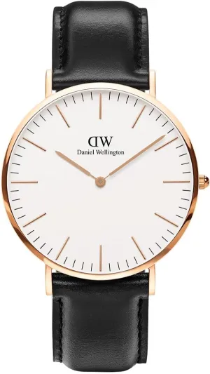 Case, Japanese Quartz Movement, Leather Strap, Water Resistant, Analog Watch for Men - Sheffield Daniel Wellington Classic Men��s Watch - 36mm - ratify 40mm 