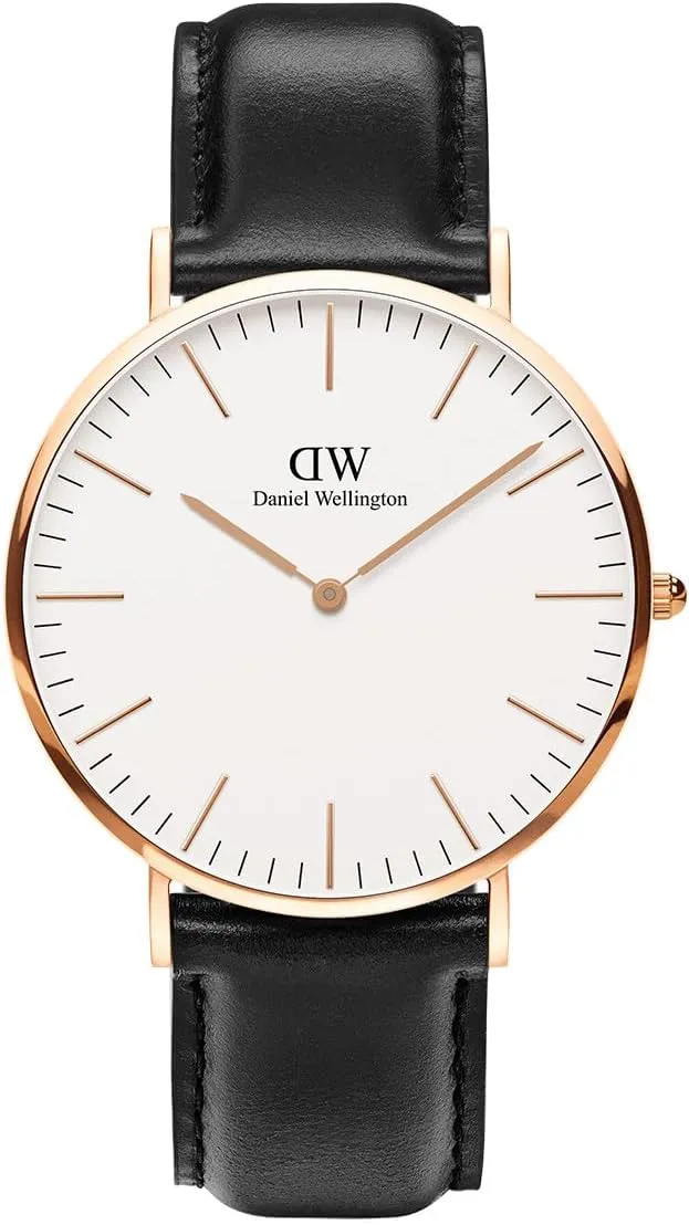 Case, Japanese Quartz Movement, Leather Strap, Water Resistant, Analog Watch for Men - Sheffield Daniel Wellington Classic Men��s Watch - 36mm - ratify 40mm 
