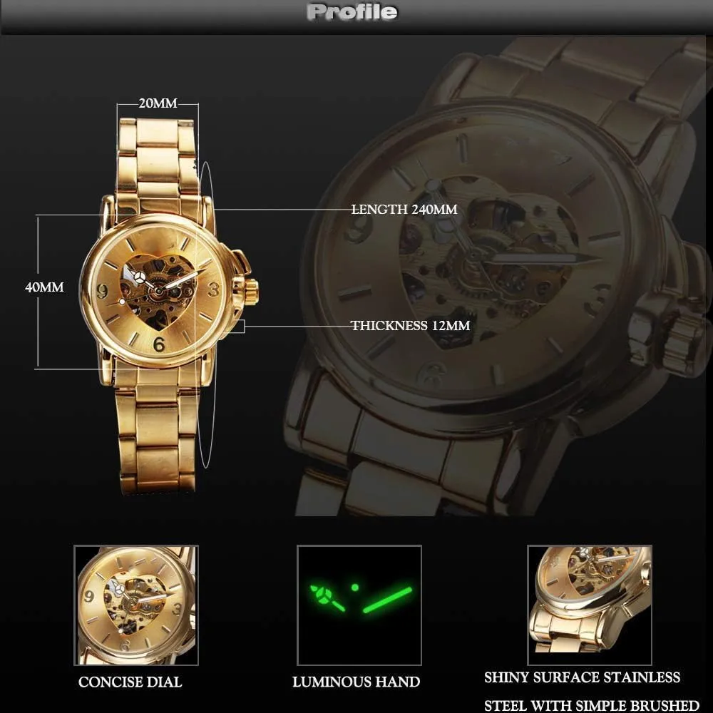 Casual Dress Watch Waterproof Butterfly context occupancy Canada extrapolate Skeleton Dial Automatic Mechanical Watch Reginald Watches for Women Fashion 