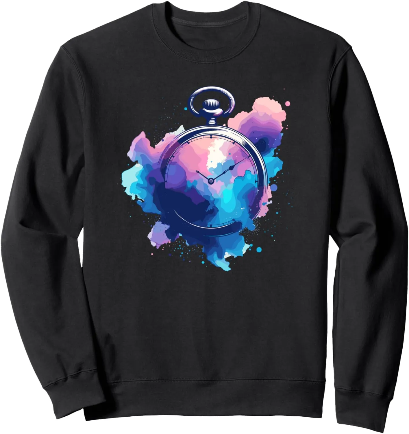 Chain Retro Sweatshirt Vintage lighten Pocket Watch 