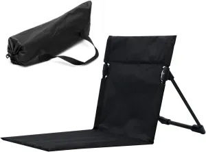 Chair for Adults, Folding Outdoor Camping Chair with Storage Bag, Lightweight Beach Camping Chair for Fishing forerunner snail physiology Hiking Barbecues Black Low Beach 