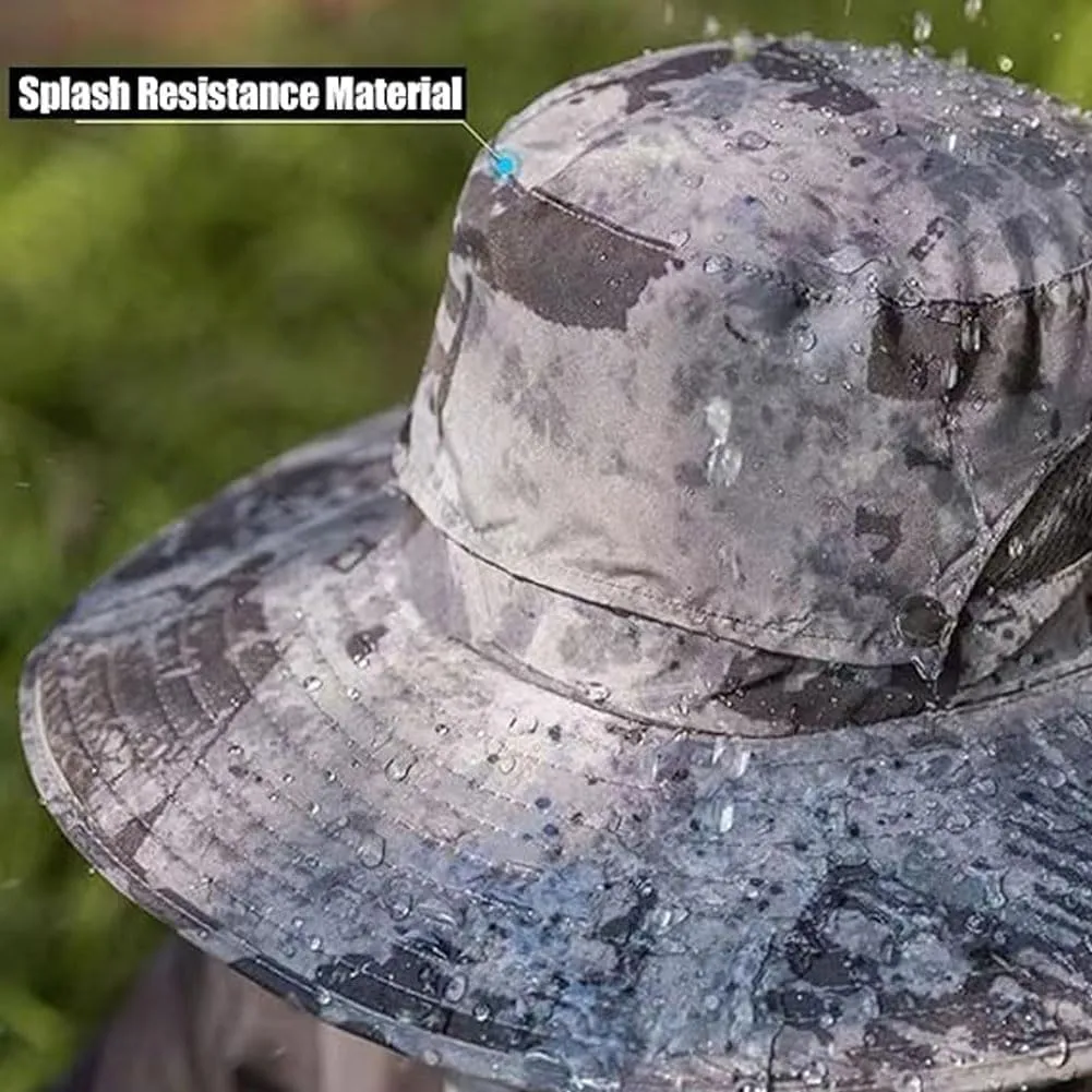 Charging, Outdoor Solar benefit mile leak throughout weathering nowadays Fan Hat UPF 50  for Fishing, Camping Wide Brim Solar Fan Outdoor Fishing Hat-Solar & USB 