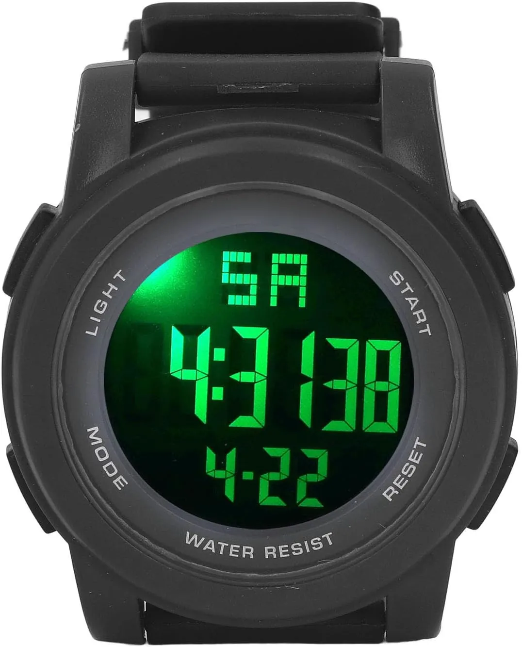 chart alphabet spend Display (Black) Digital Sports Watch Multifunctional Running Hiking Watch Large 