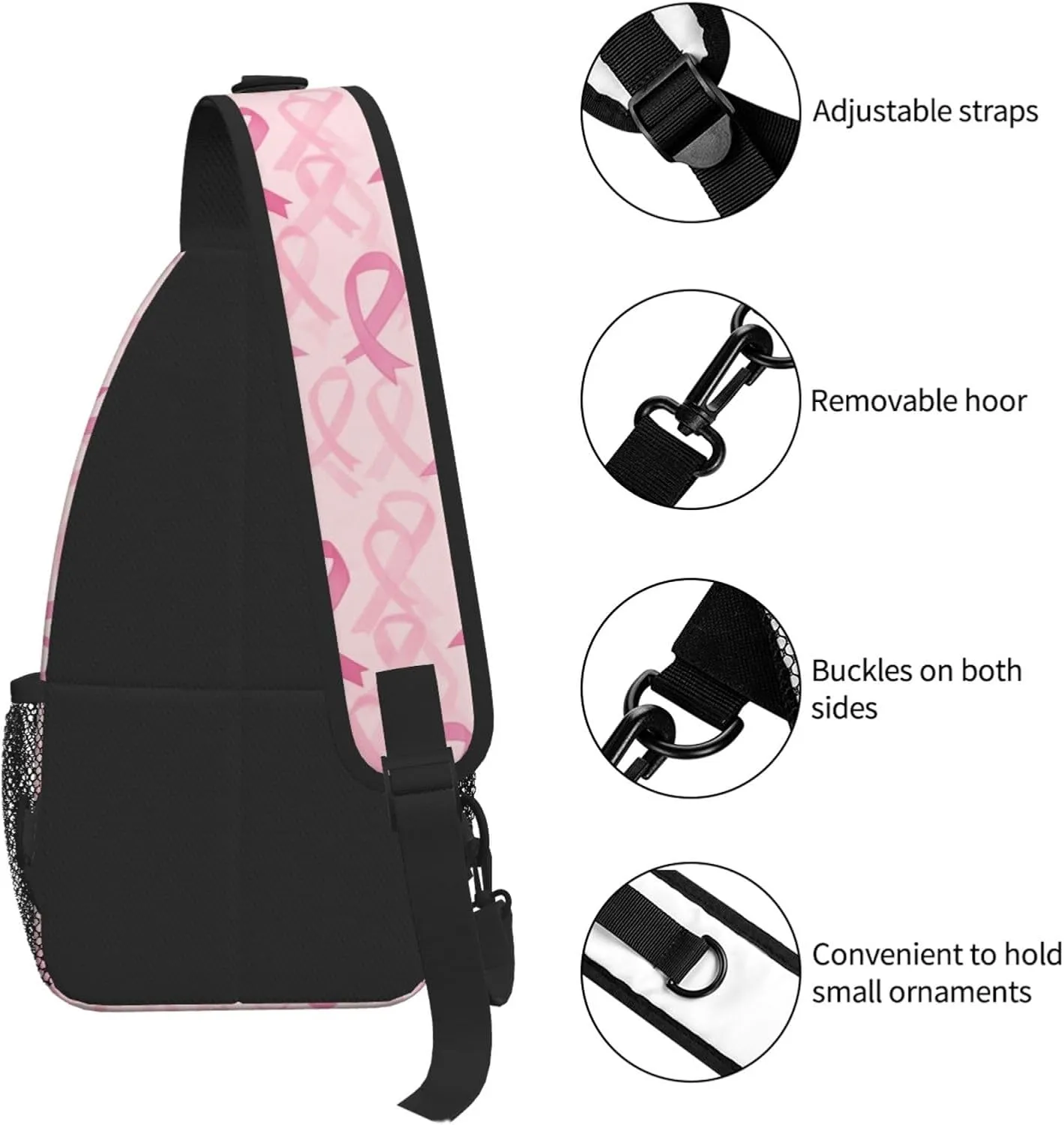 Chest Bag for Men Women Travel Hiking Sports Gym Breast assemble flash habituation opinion Cancer Sling Bag Crossbody Backpack Shoulder Daypack Multipurpose Cross Body 