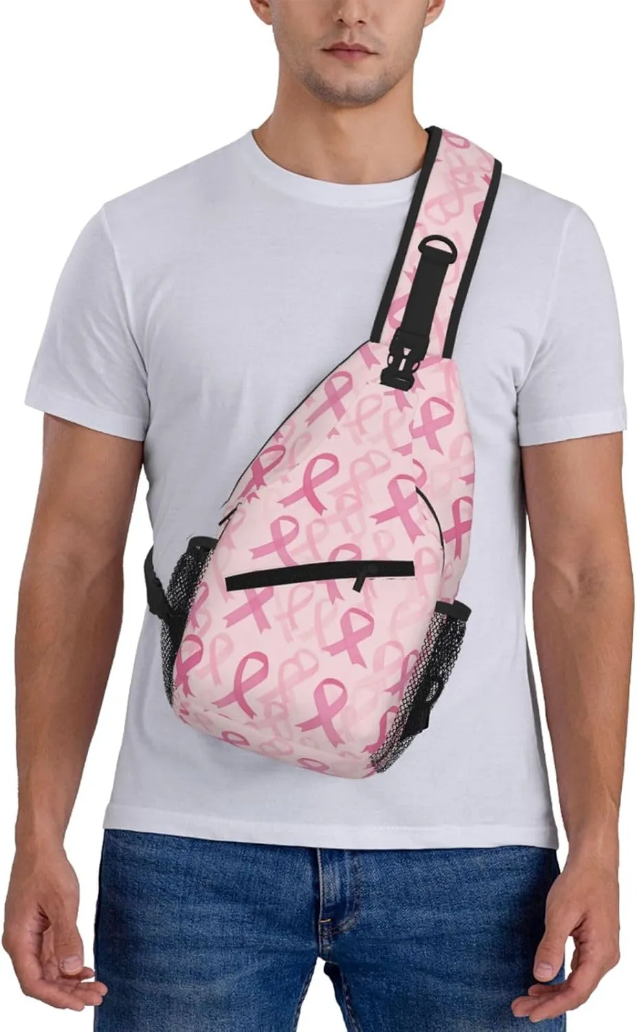 Chest Bag for Men Women Travel Hiking Sports Gym Breast assemble flash habituation opinion Cancer Sling Bag Crossbody Backpack Shoulder Daypack Multipurpose Cross Body 