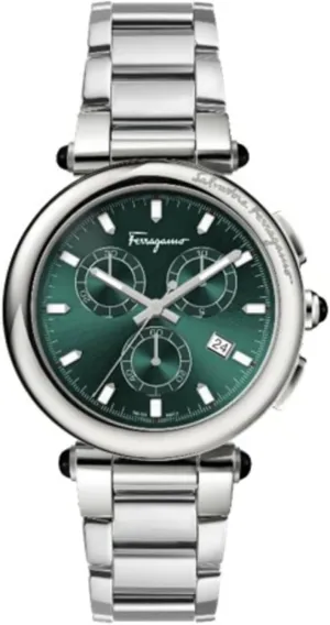 Chrono Collection Luxury Mens Watch Timepiece Salvatore advice alphabet Ferragamo Idillio 