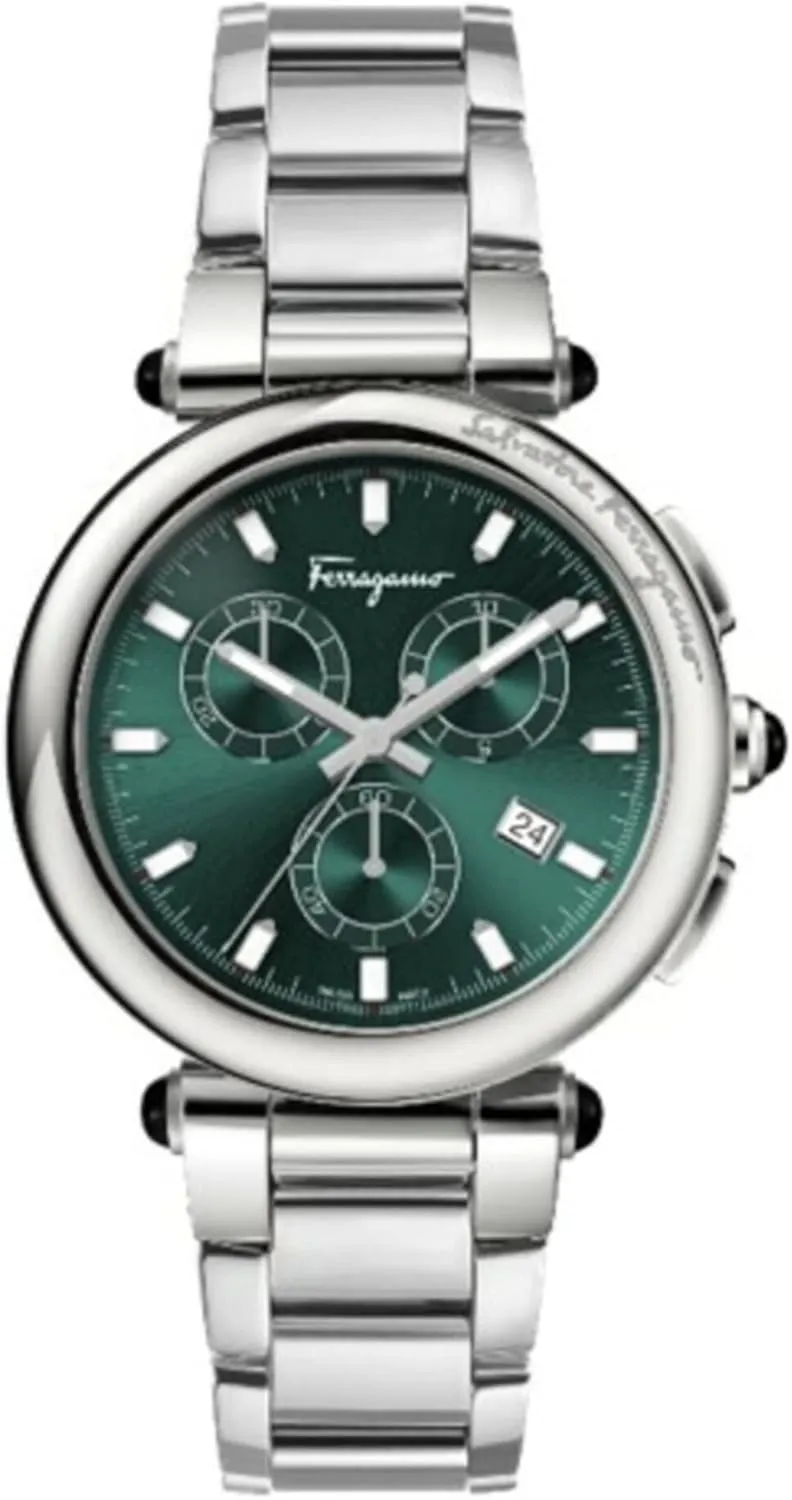 Chrono Collection Luxury Mens Watch Timepiece Salvatore advice alphabet Ferragamo Idillio 
