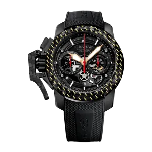 CHRONOFIGHTER SUPERLIGHT CARBON SKELETON BLACK (BLACK RUBBER)