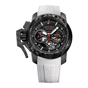 CHRONOFIGHTER SUPERLIGHT CARBON SKELETON BLACK (WHITE RUBBER)