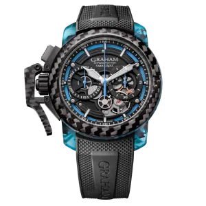 CHRONOFIGHTER SUPERLIGHT CARBON SKELETON - TRANSLUCENT BLUE