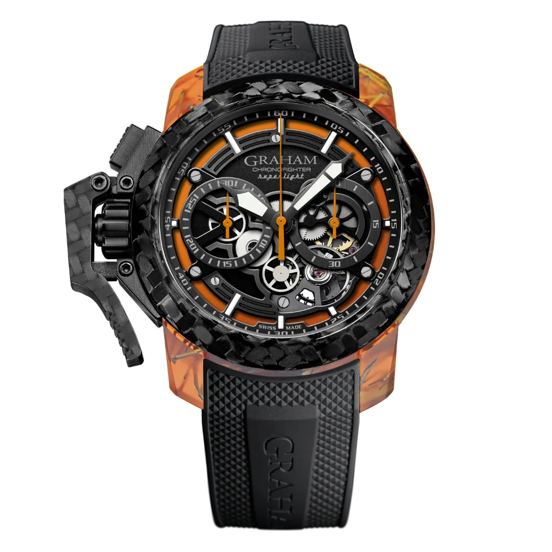 CHRONOFIGHTER SUPERLIGHT CARBON SKELETON - TRANSLUCENT ORANGE