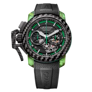 CHRONOFIGHTER SUPERLIGHT CARBON STRIP SKELETON GREEN