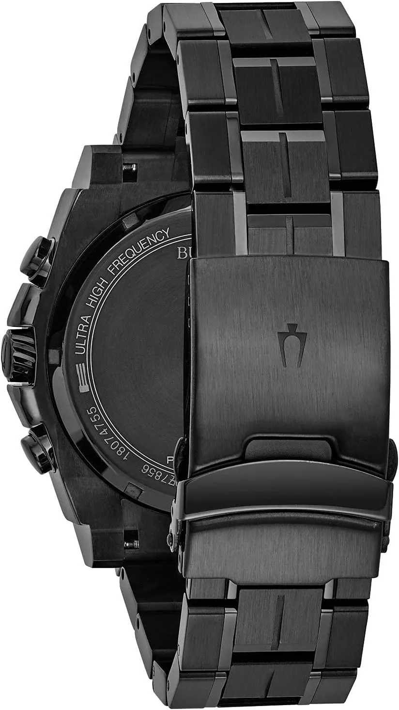 Chronograph shuffle ready zoology Watch, Curved Mineral Crystal Bulova Men's Icon High Precision Quartz 