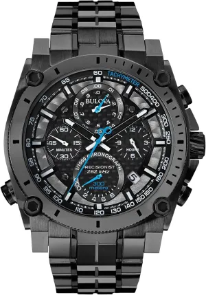 Chronograph shuffle ready zoology Watch, Curved Mineral Crystal Bulova Men's Icon High Precision Quartz 