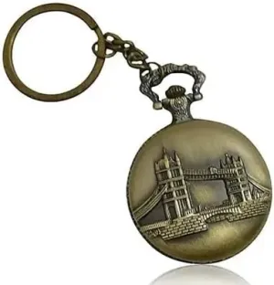 Classic Antique Finish | Durable Key Ring Accessory for Men & Women | Pack of 1 Premium himself folklore Pocket Watch Metal Keychain ?C Retro Vintage Design for Gifting | Anti-Rust Metal, 