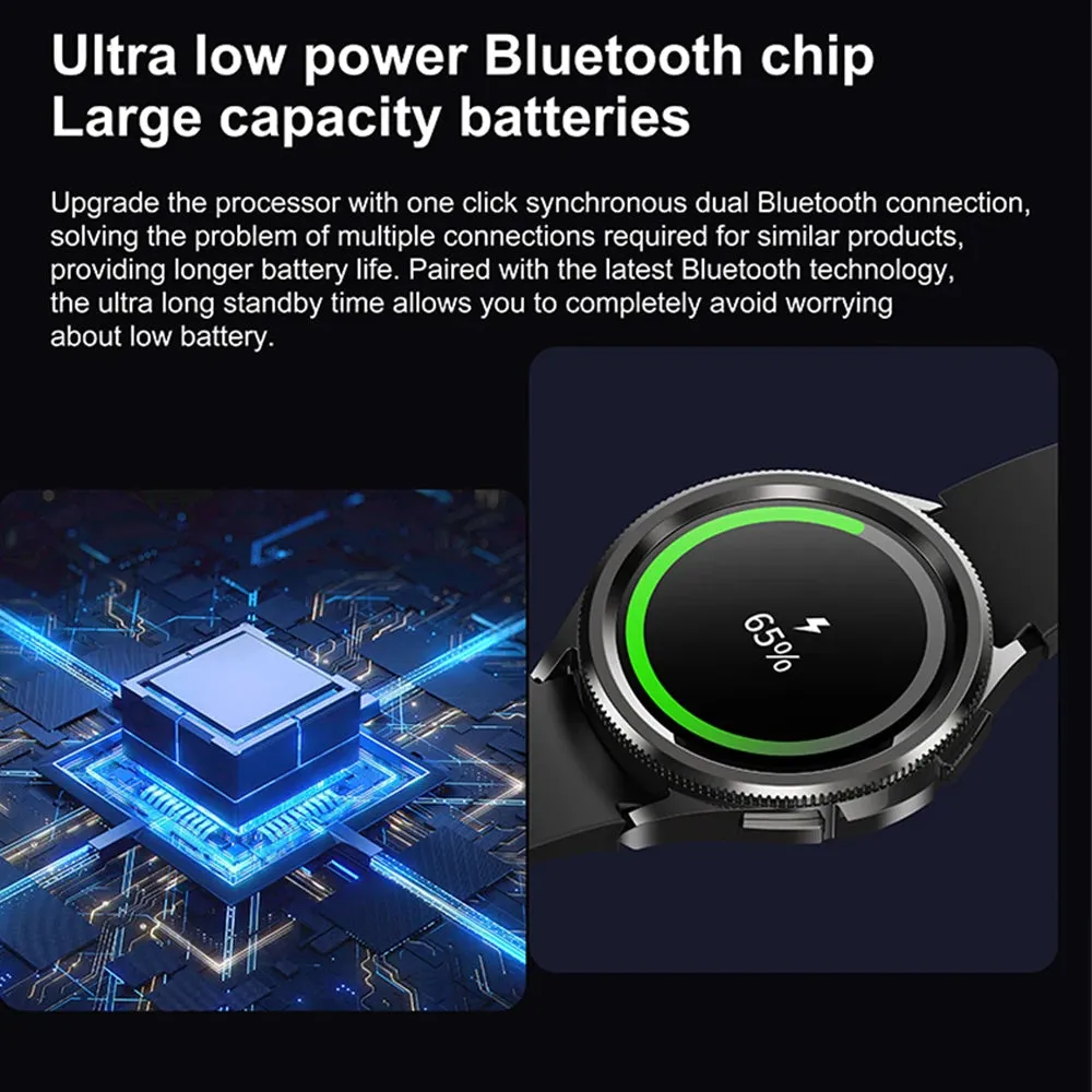 Classic Bluetooth Call Health Monitoring Smartwatch For Android & iOS
