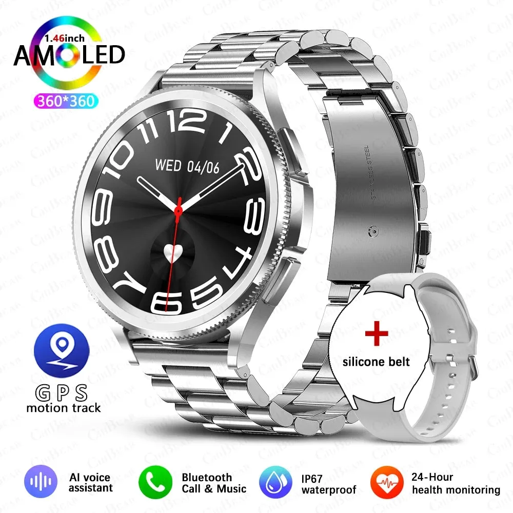 Classic Bluetooth Call Health Monitoring Smartwatch For Android & iOS