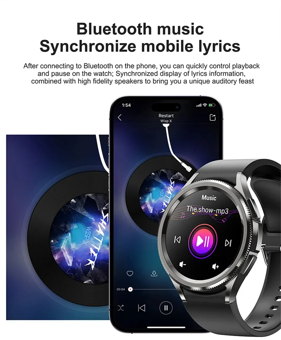 Classic Bluetooth Call Health Monitoring Smartwatch For Android & iOS